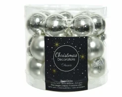 Weihnachtskugel-Box SILBER