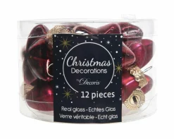 Weihnachtskugel-Box Sterne OCHSENBLUT