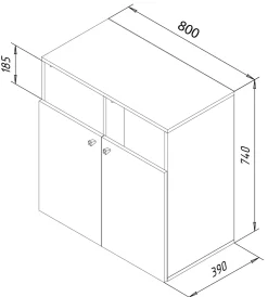 Wäscheschrank DRESO