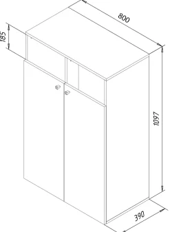 Wäscheschrank DRESO