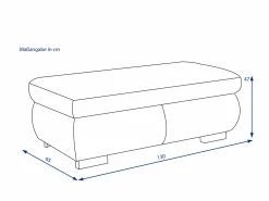 XXL-Hocker SYSTEMPOLSTER MINERVA